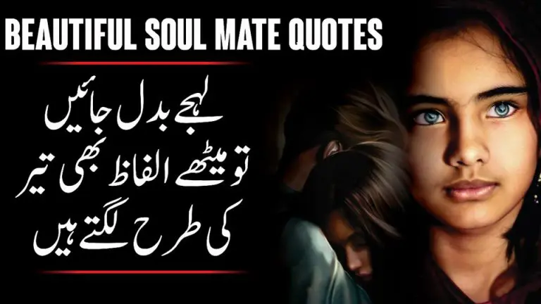 Beautiful Soul Mate Urdu Quotes Collection